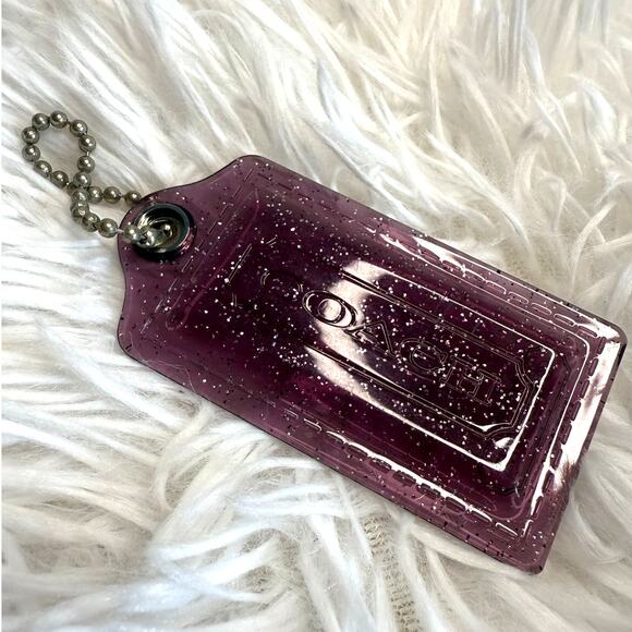 3" COACH Poppy Fob Bag Charm Hang tag Hangtag - Picture 1 of 2